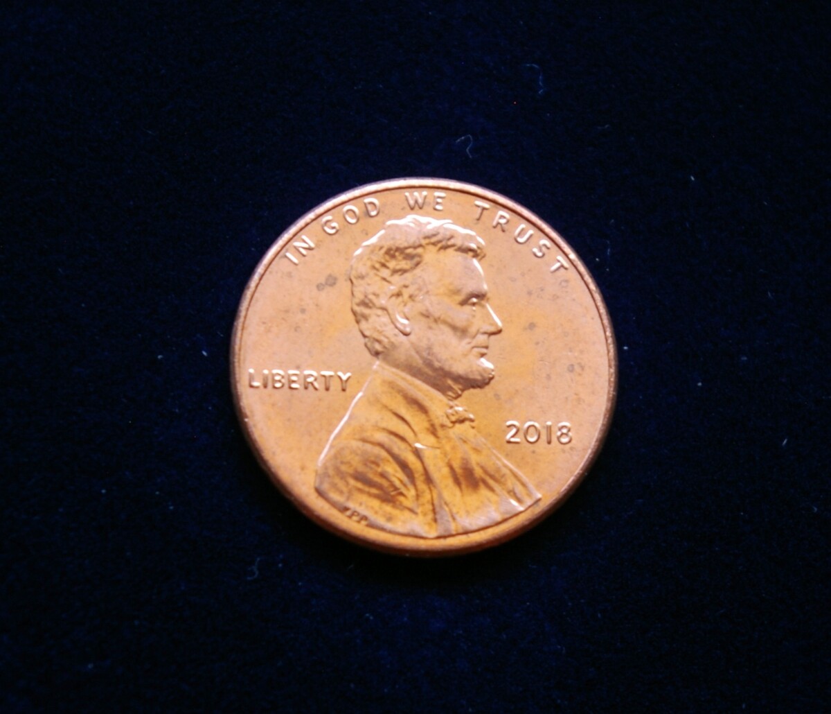 JAV, 1 centas 2018m