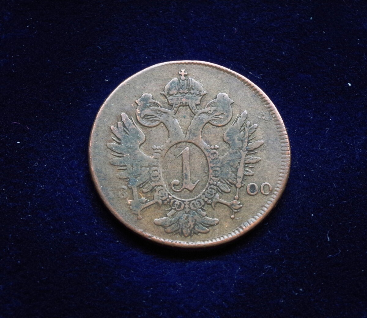Austrija, 1 kreiceris 1800m-A E