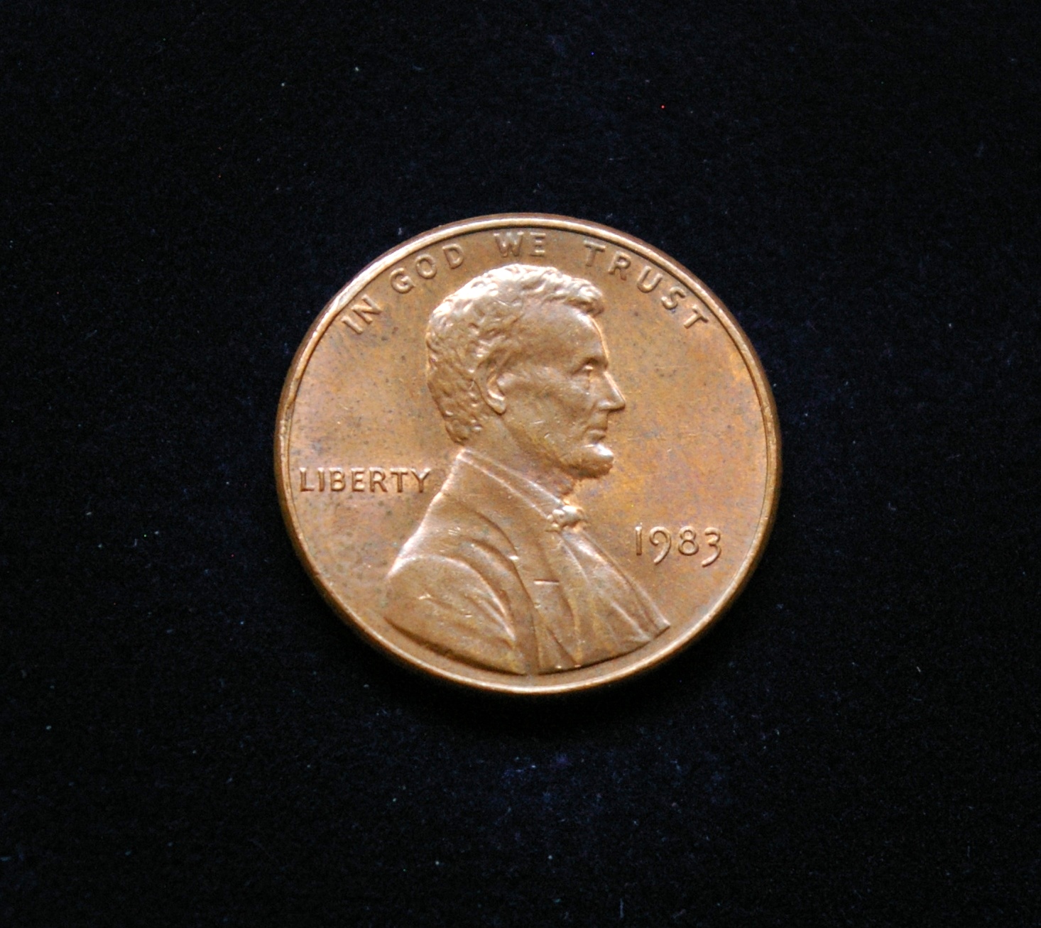 JAV, 1 centas 1983m