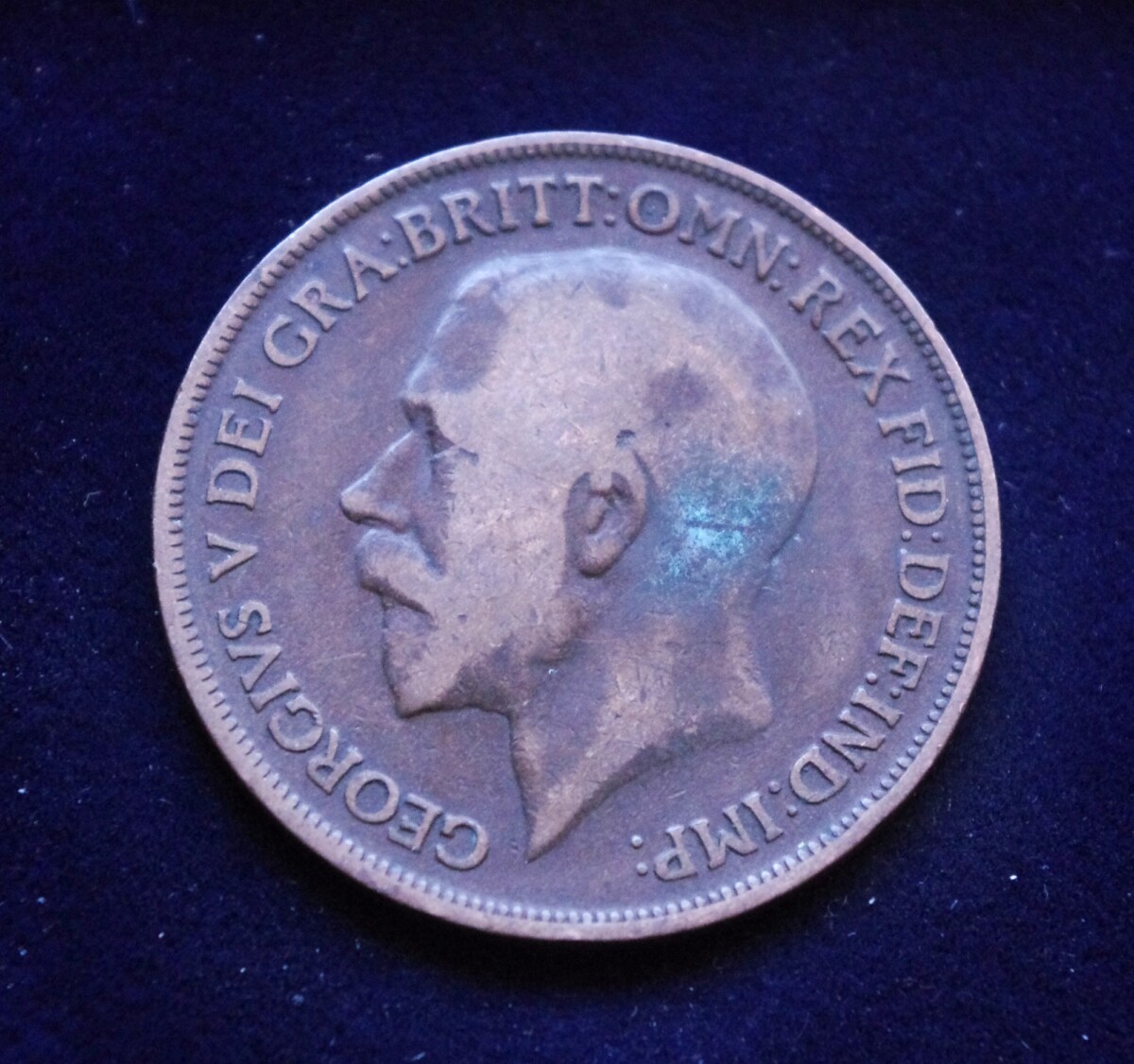 Didžioji Britanija, 1 pensas 1917m