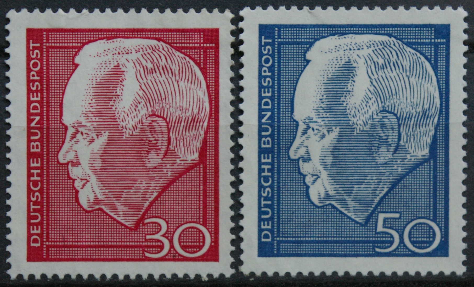 Vokietija, pilna serija MiNr 542-543 MNG(*)