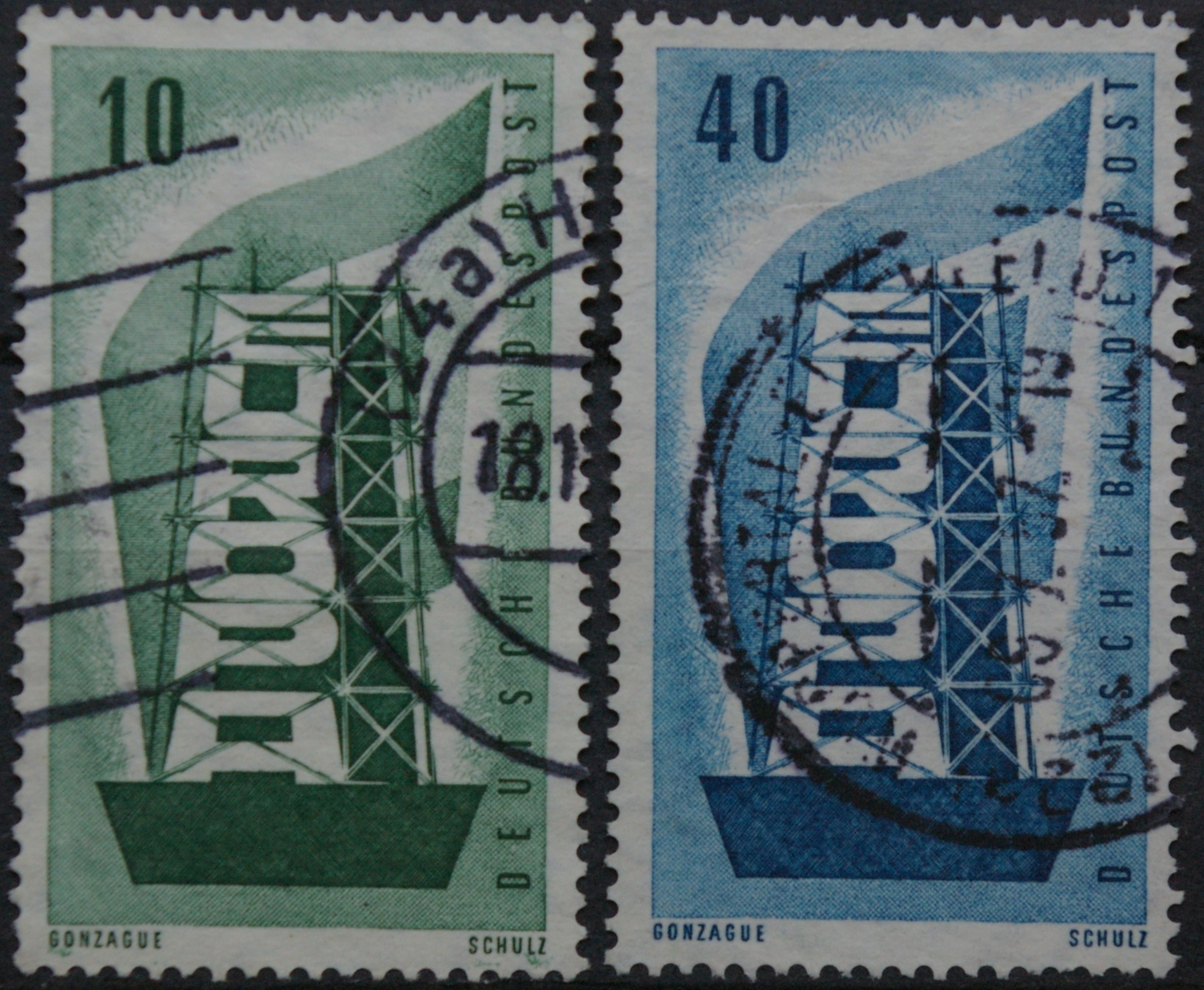 Vokietija, pilna serija MiNr 241-242 Used(O)