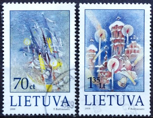 Lietuva, pilna serija MiNr 715-716 Used(O) 