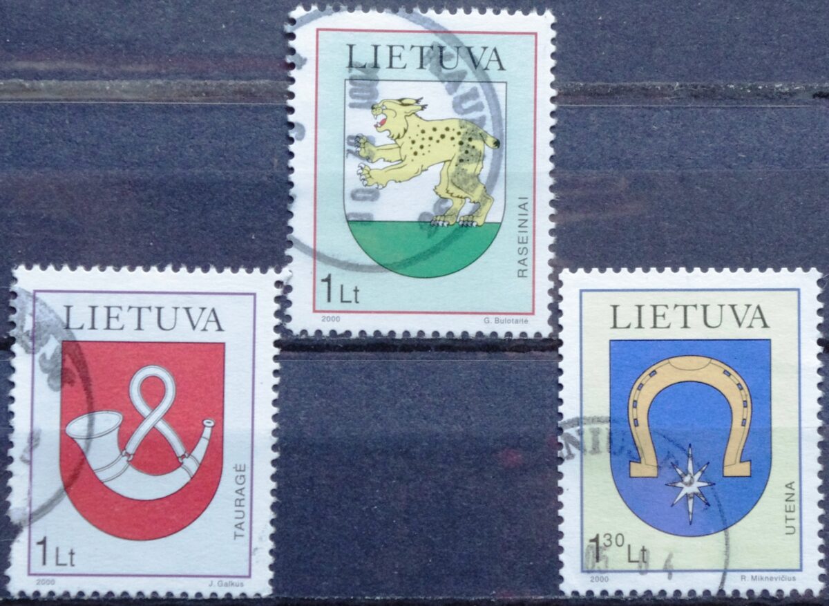 Lietuva, pilna serija MiNr 739-741 Used(O)