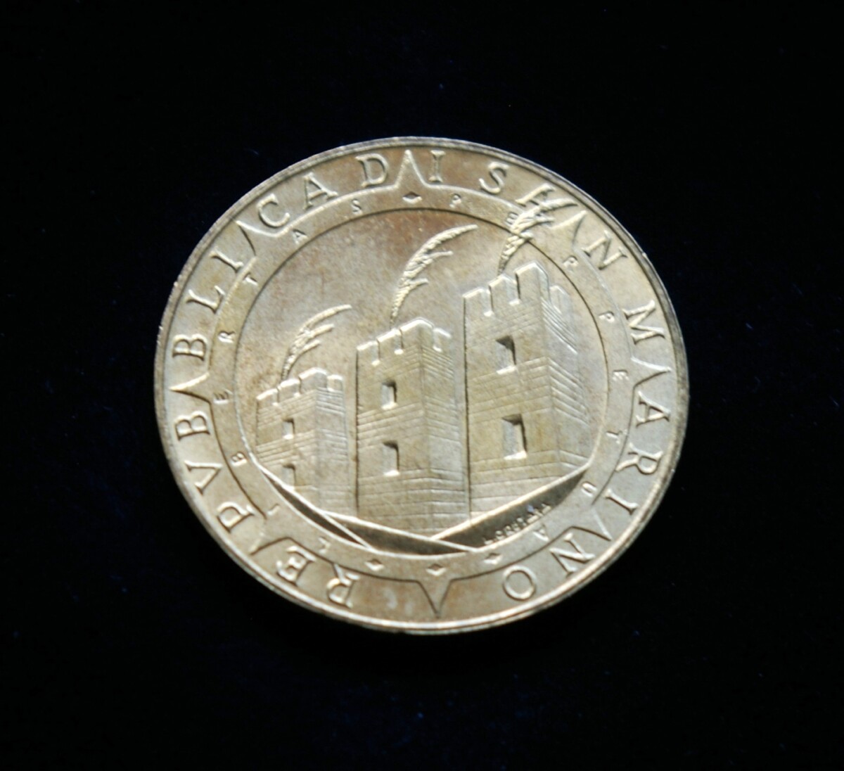 San Marinas, proginės 200 lirų 1992m E
