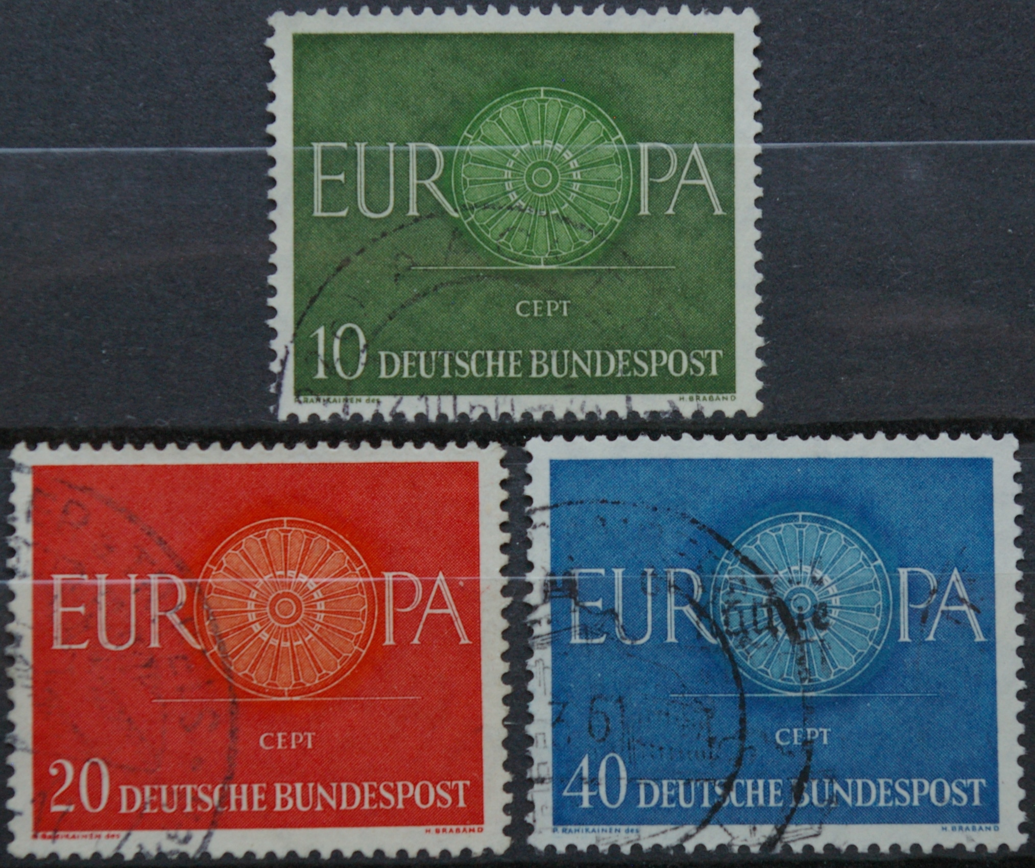 Vokietija, pilna serija MiNr 337-339 Used(O)