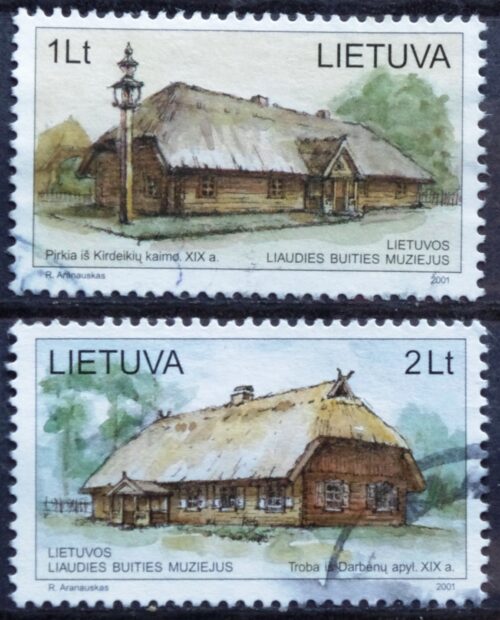 Lietuva, pilna serija MiNr 770-771 Used(O) 4Vx1