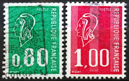 Prancūzija, pilna serija ScNr 1494, 1496 Used(O)