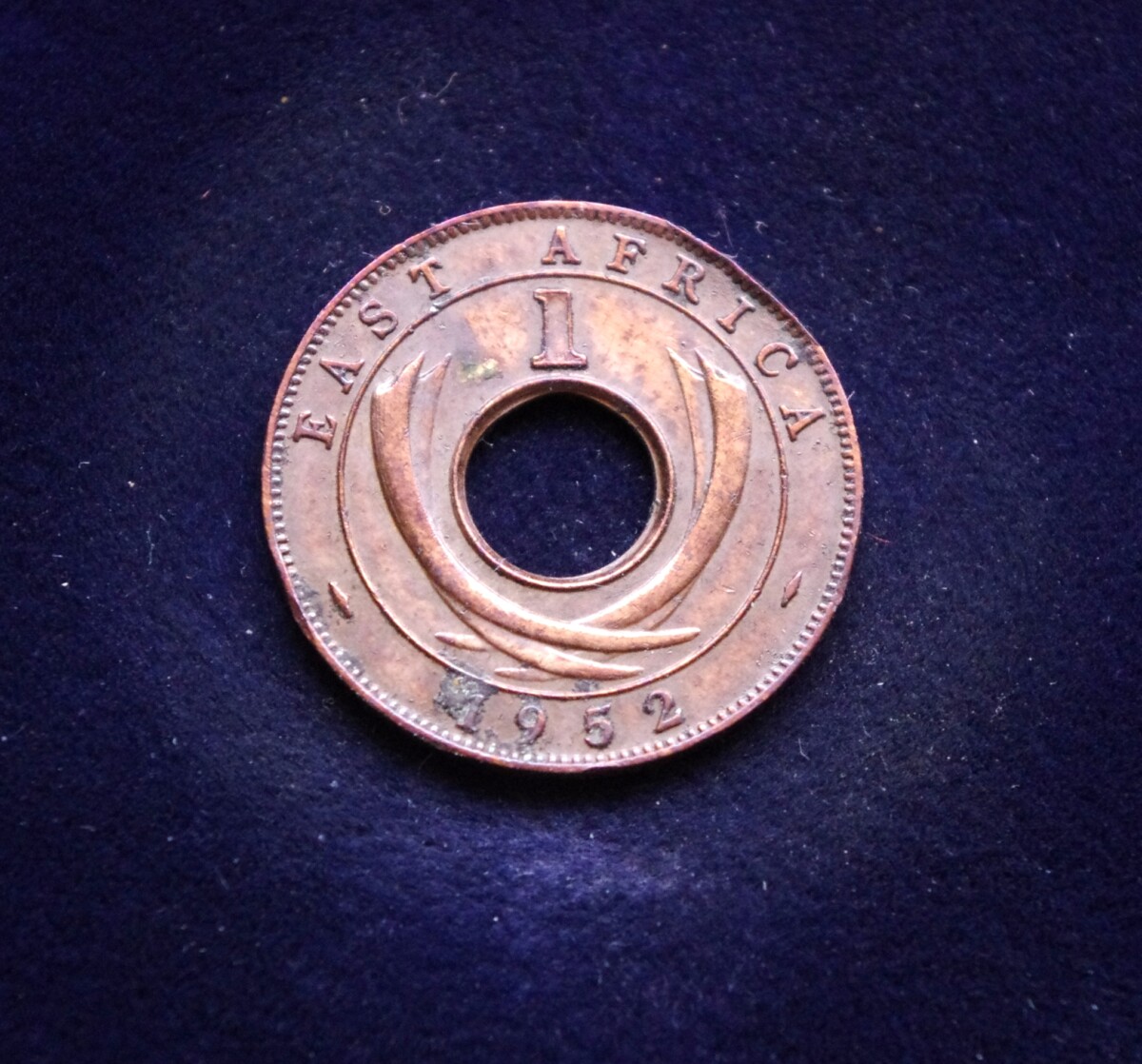 Britų Rytų Afrika, 1 centas 1952m
