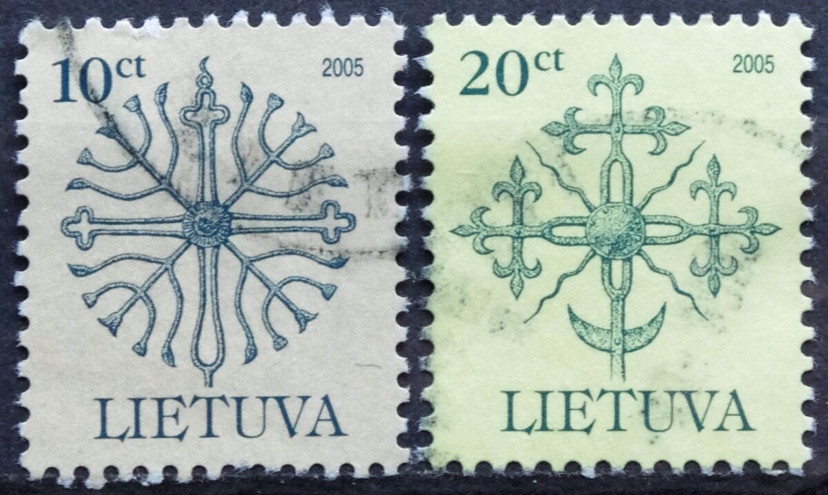 Lietuva, pilna serija MiNr 889I-890I Used(O) 3Vx1