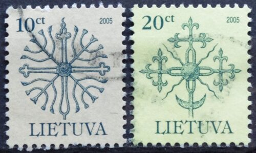 Lietuva, pilna serija MiNr 889I-890I Used(O) 3Vx1