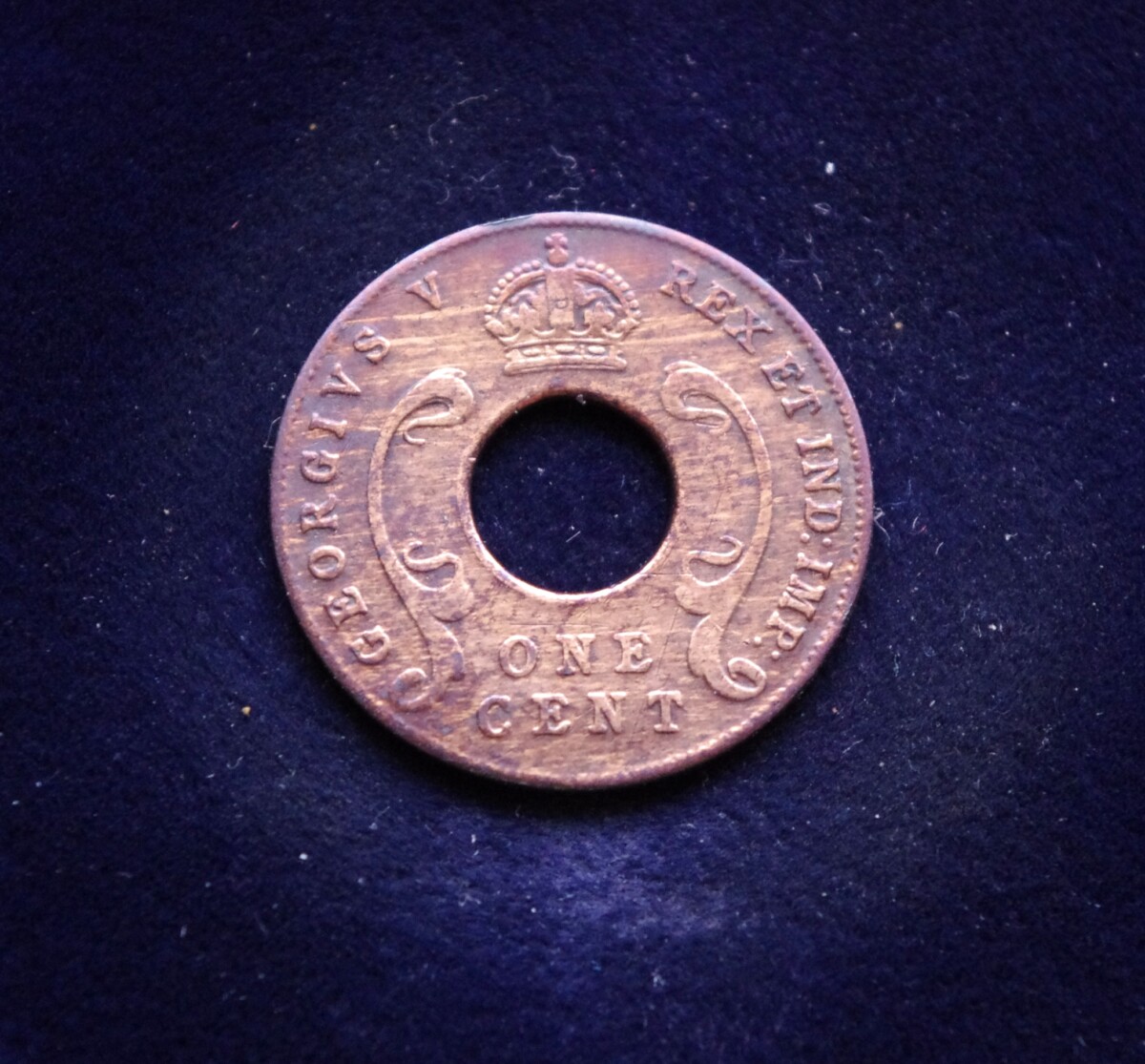 Britų Rytų Afrika, 1 centas 1935m