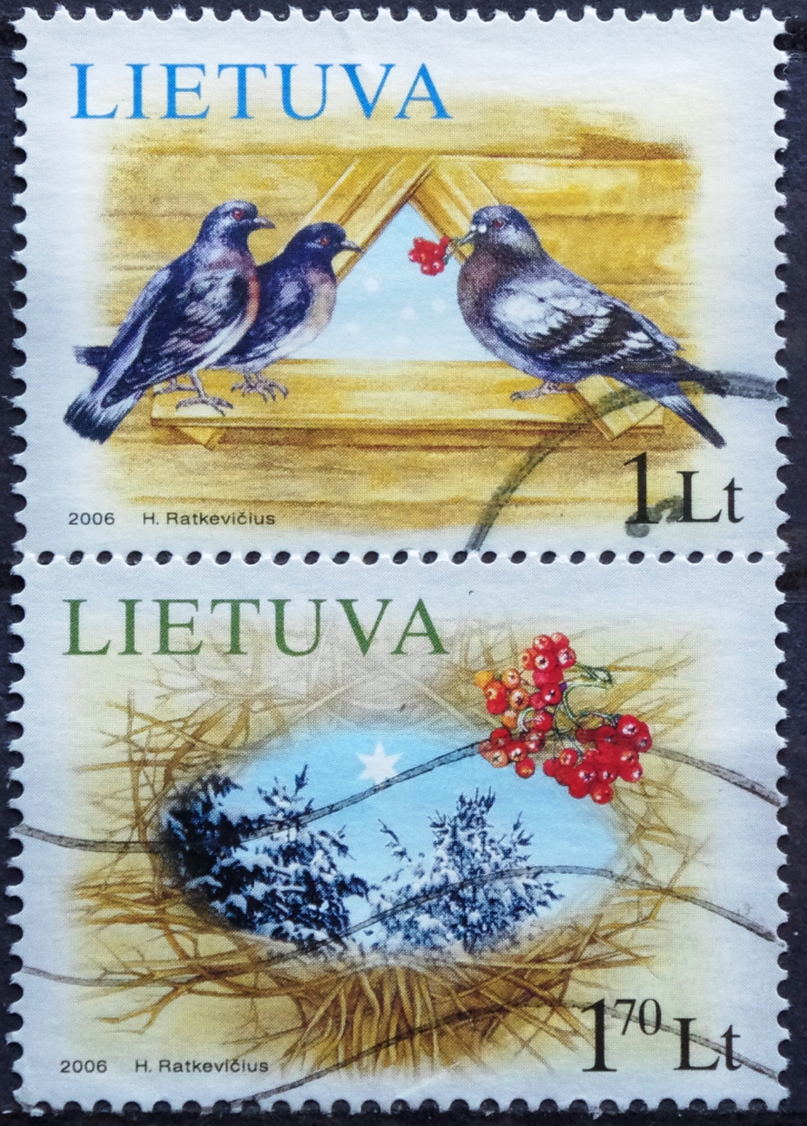 Lietuva, pilna serija MiNr 919-920 Used(O)