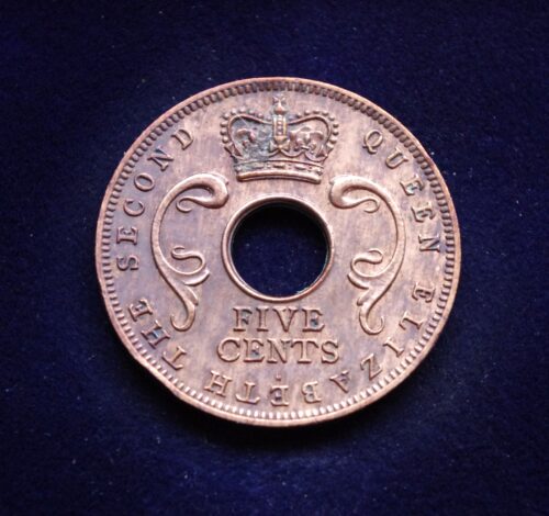Britų Rytų Afrika, 5 centai 1956m-H