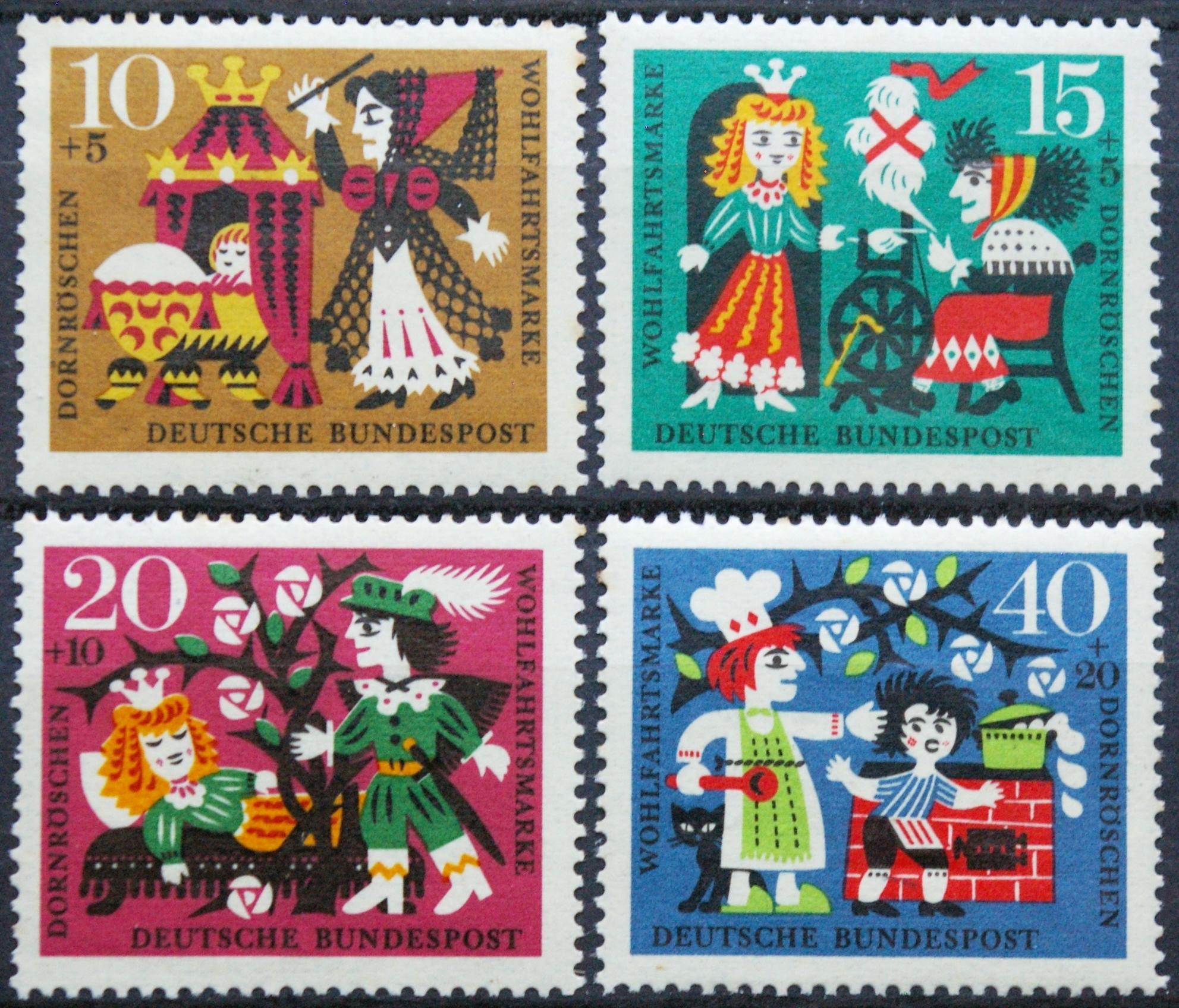 Vokietija, pilna serija MiNr 447-450 MNH**