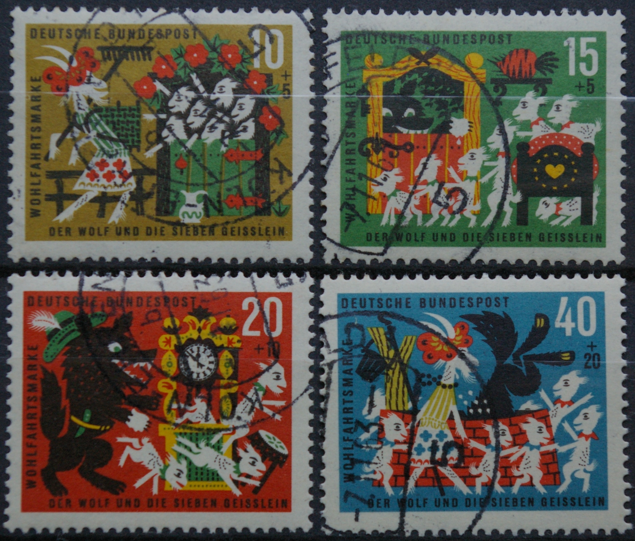 Vokietija, pilna serija MiNr 408-411 Used(O)