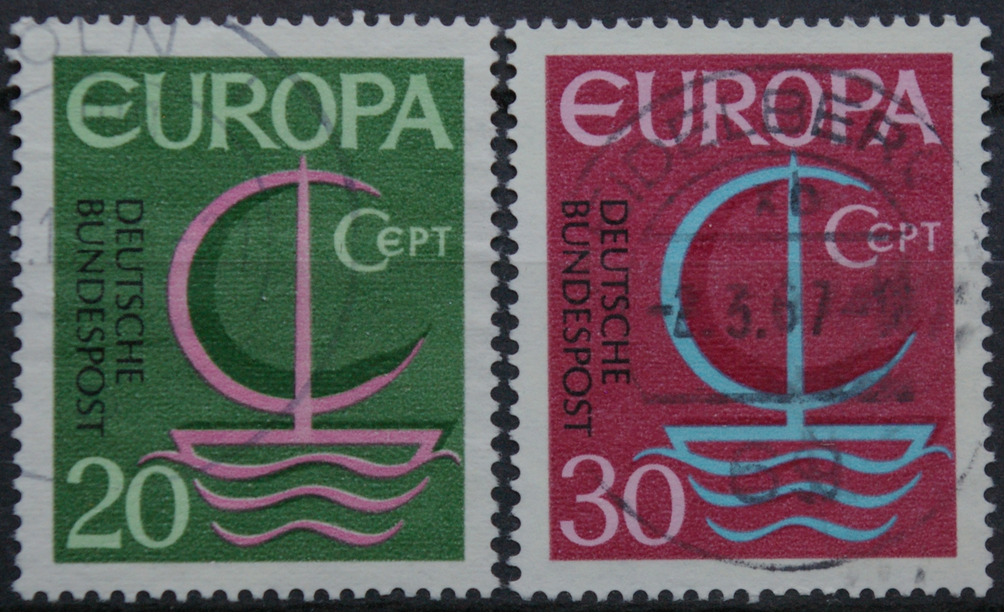 Vokietija, pilna serija MiNr 519-520 Used(O)