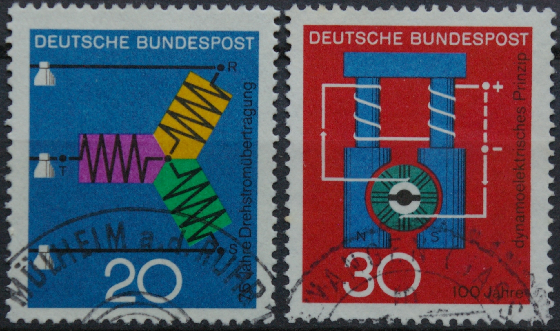 Vokietija, pilna serija MiNr 521-522 Used(O)