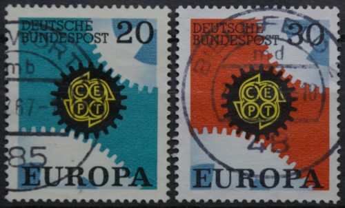 Vokietija, pilna serija MiNr 533-534 Used(O)