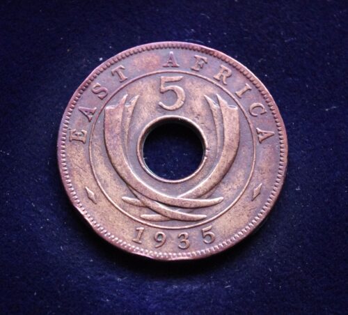 Britų Rytų Afrika, 5 centai 1935m