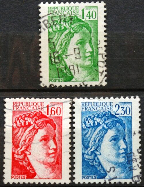 Prancūzija, pilna serija ScNr 1755-1757 Used(O)