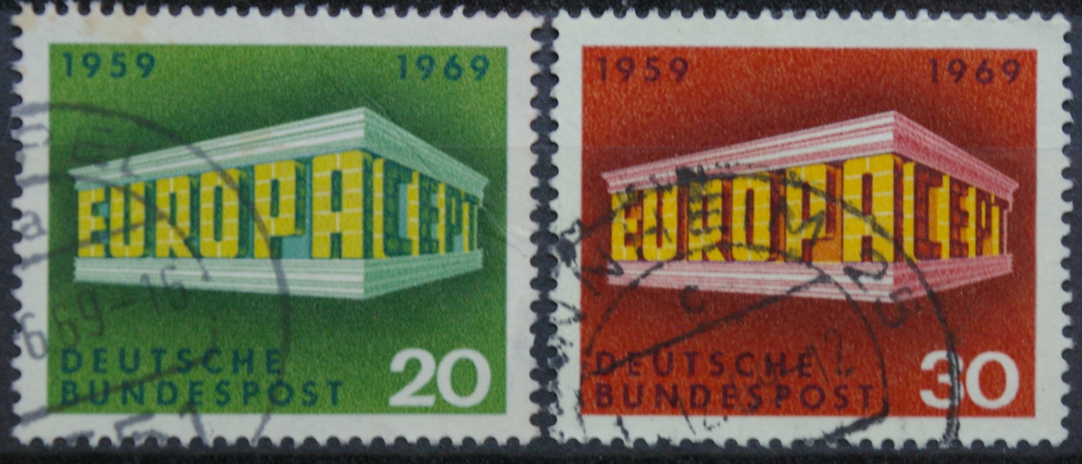 Vokietija, pilna serija MiNr 583-584 Used(O)