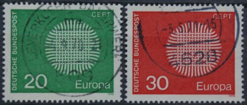 Vokietija, pilna serija MiNr 620-621 Used(O)