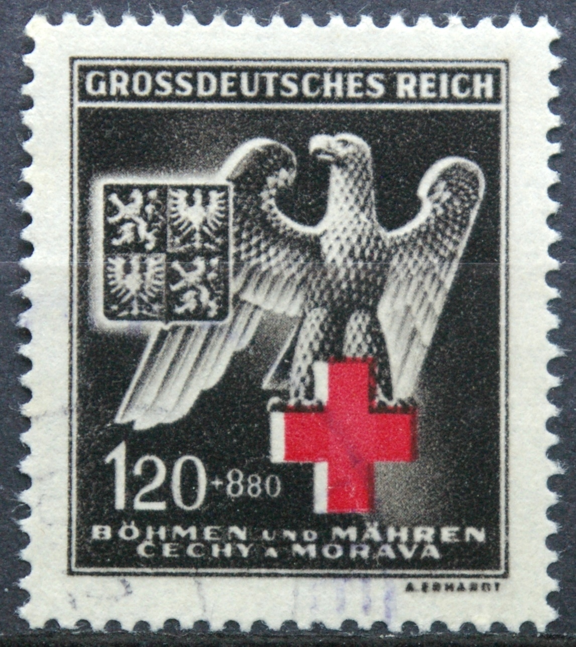 Vokietijos Reichas, Čekijos okupacija MiNr 132 Used(O)