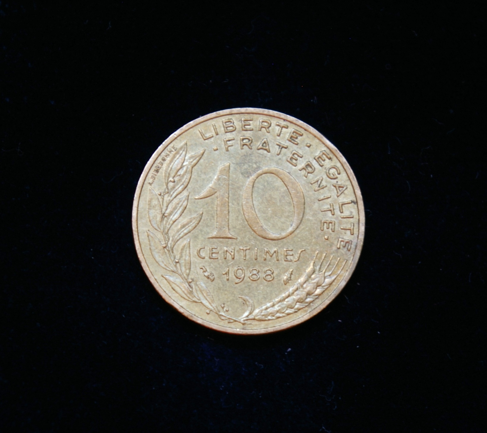 Prancūzija, 10 santimų 1988m