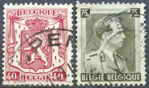 Belgija, pilna serija, MiNr 480-481 Used (O)