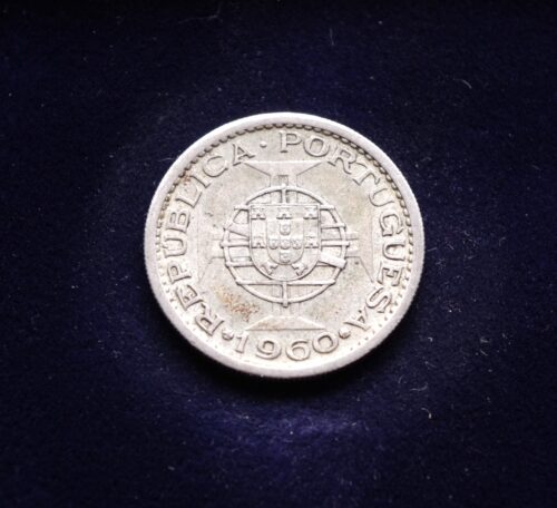 Mozambikas, SIDABRINIAI 5 eskudai 1960m E