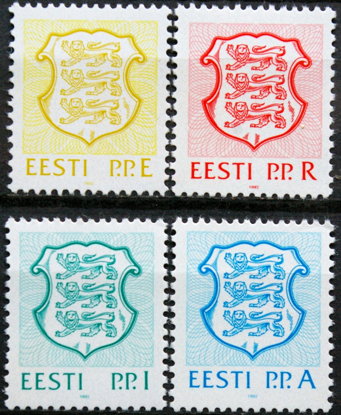 Estija pilna serija MiNr 176-179 MNH** E
