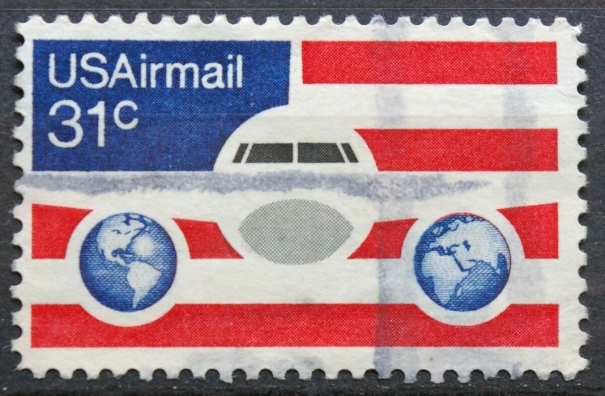 JAV, oro paštas ScNr C90 Used(O)