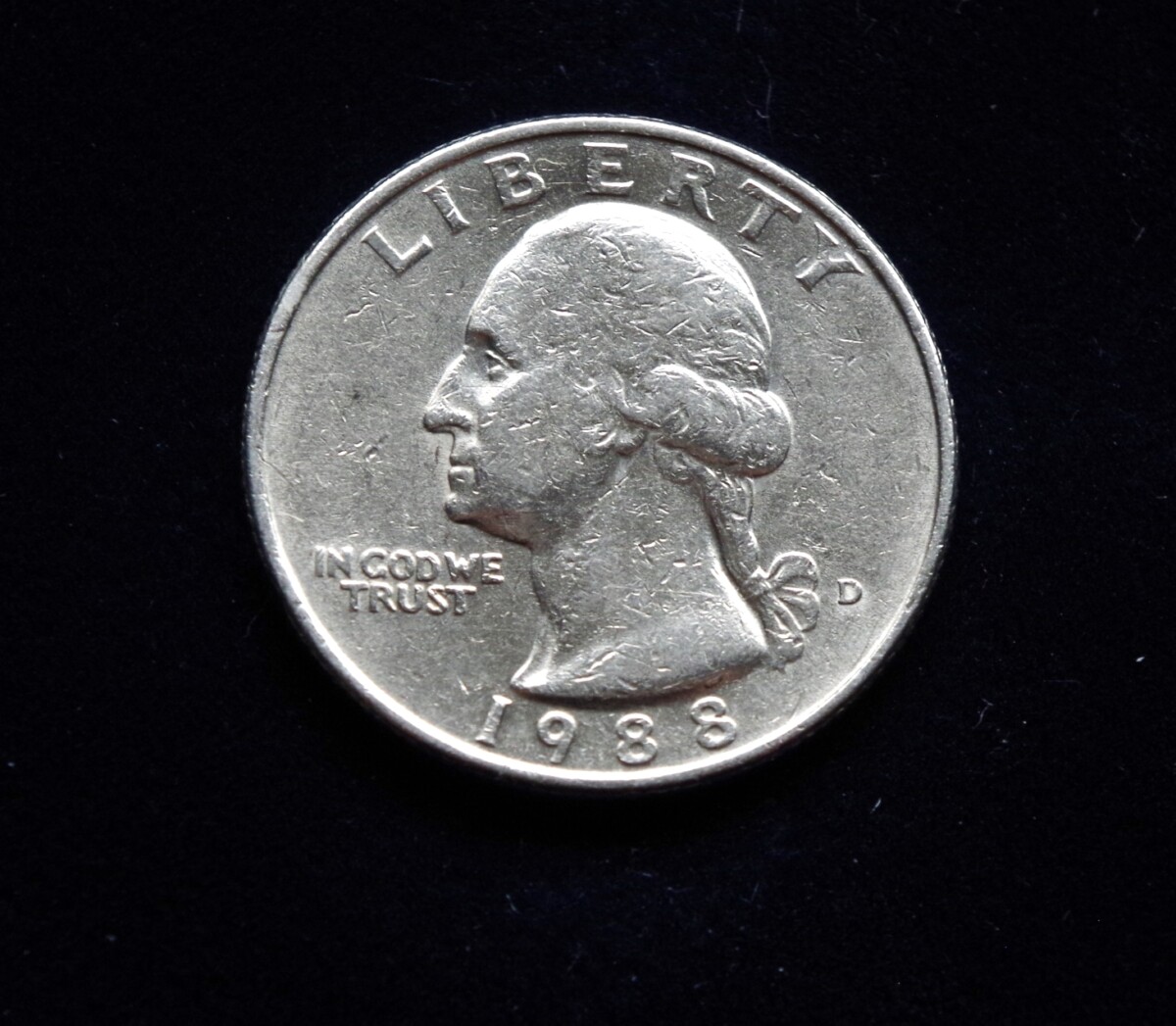 JAV, 25 centai 1988m-D
