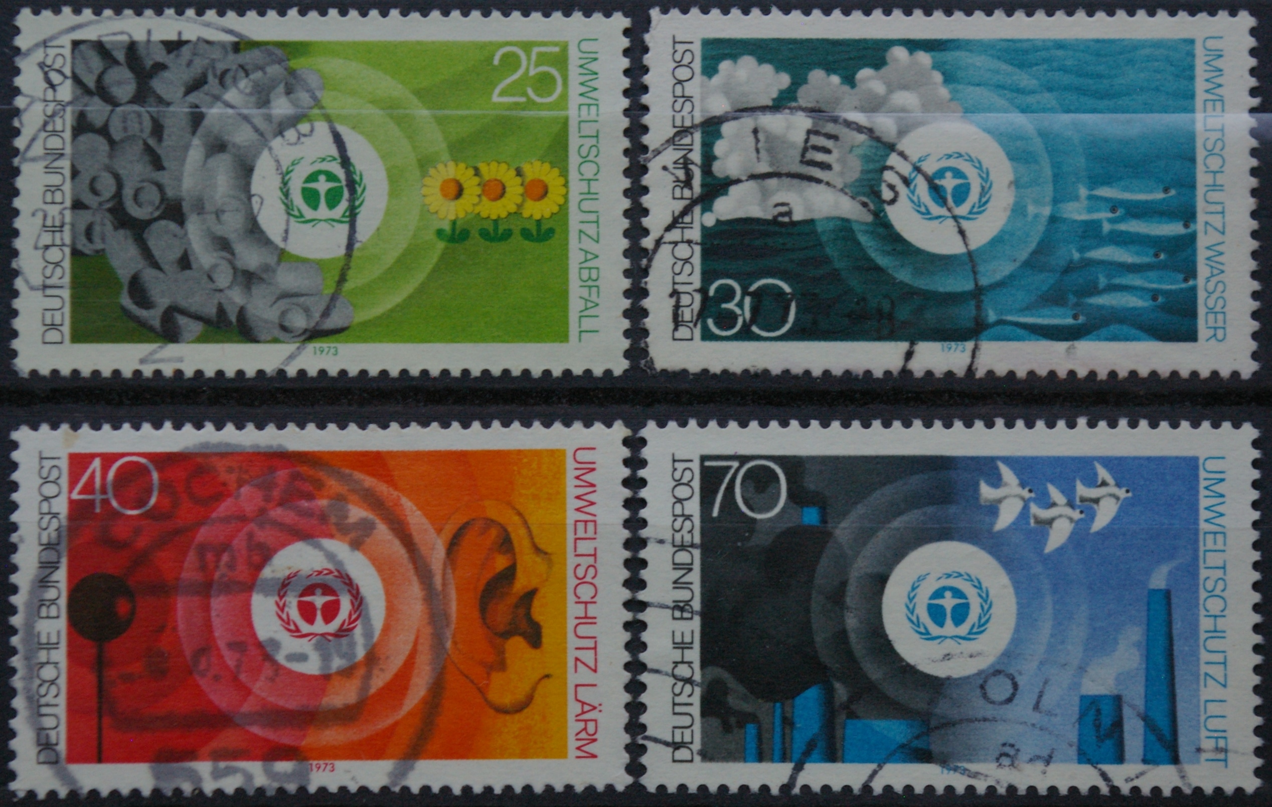 Vokietija, pilna serija MiNr 774-777 Used(O)