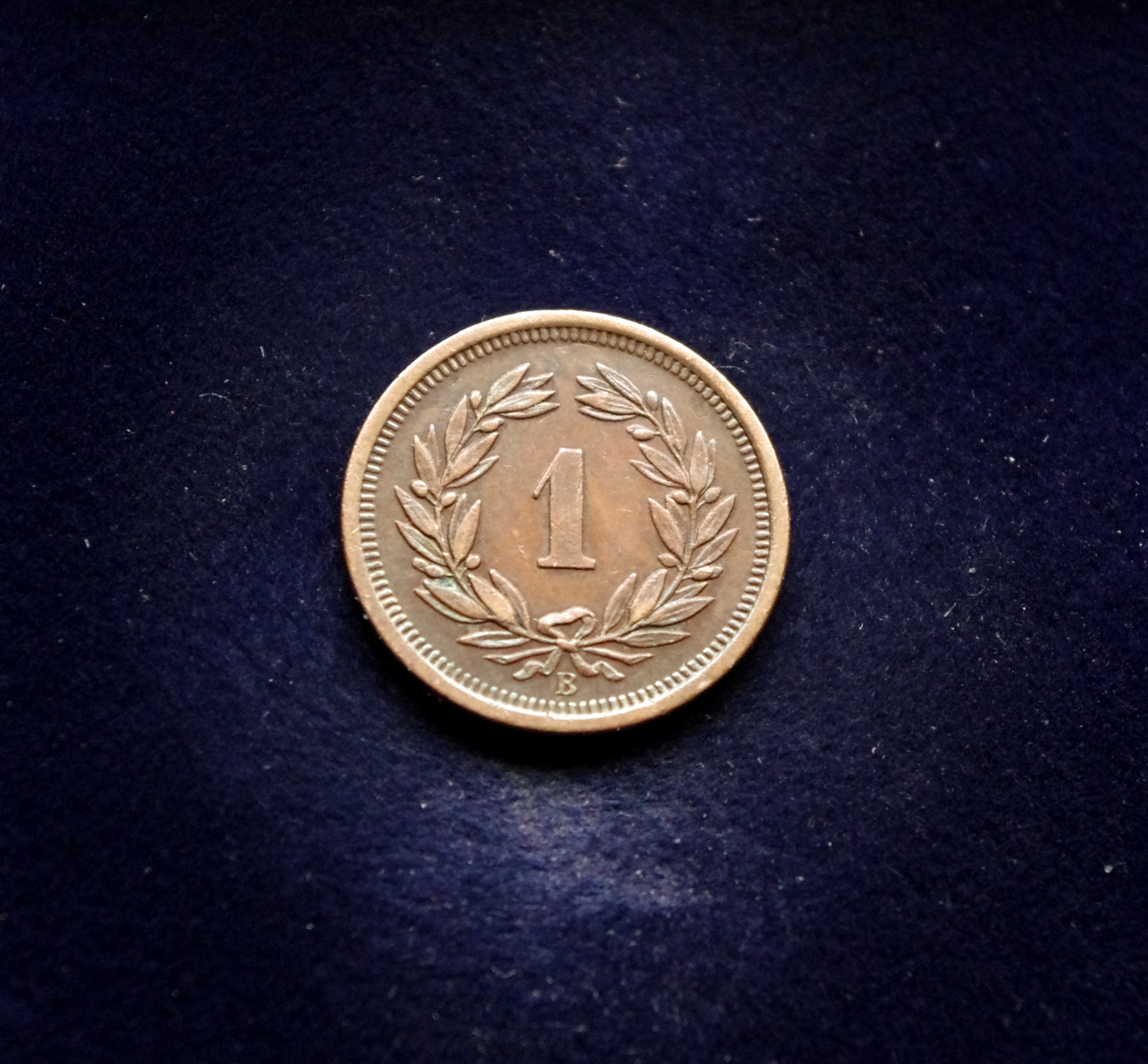 Šveicarija, 1 rapenas 1894m E