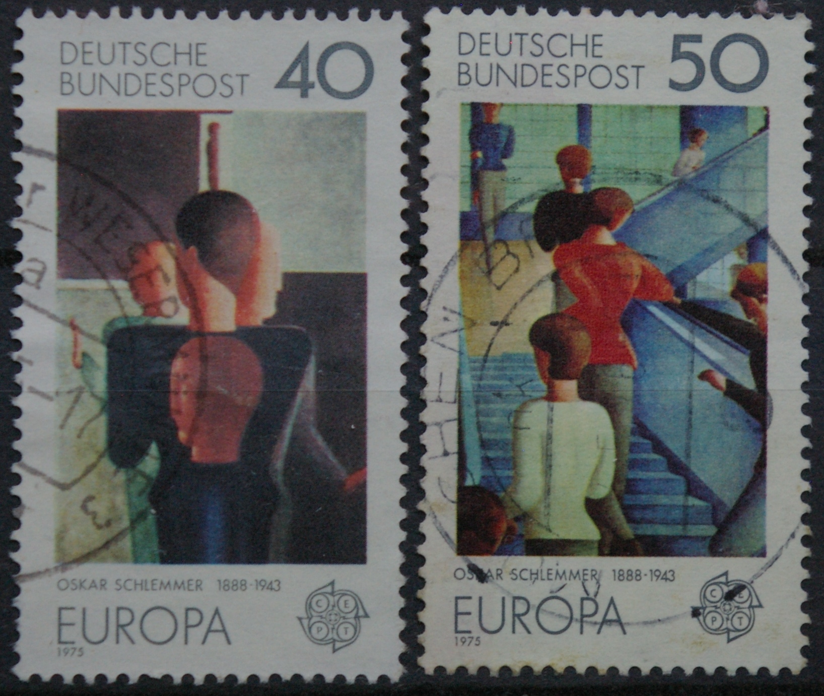 Vokietija, pilna serija MiNr 840-841 Used(O)