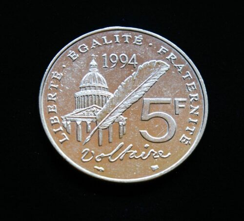 Prancūzija, proginiai 5 frankai, 1994m E