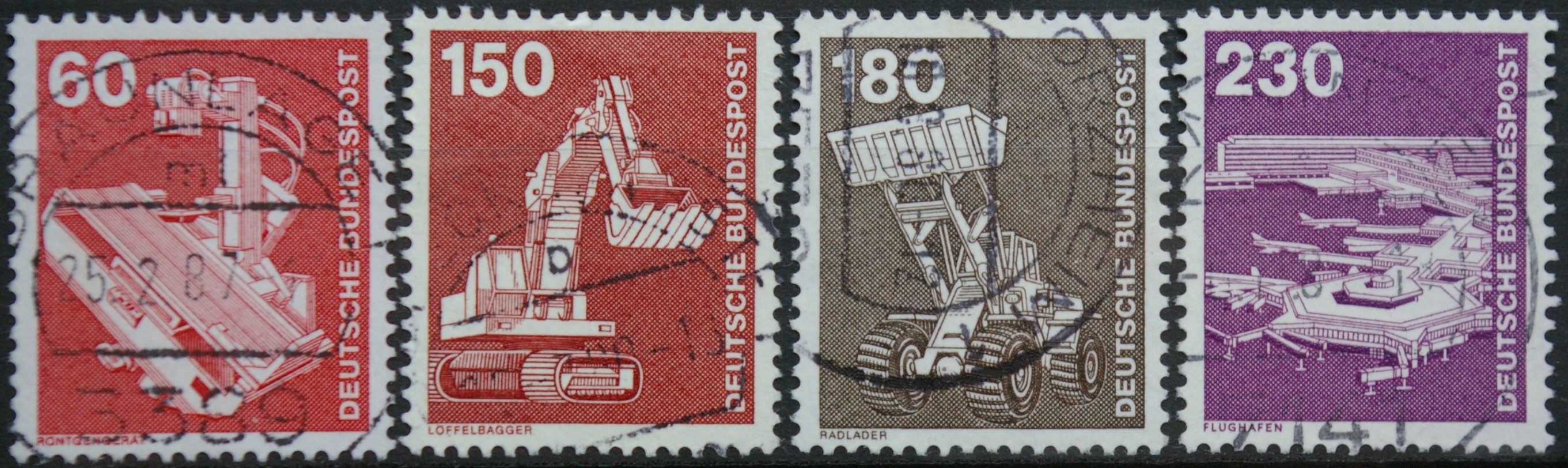 Vokietija, pilna serija, MiNr 990-994 Used (O)