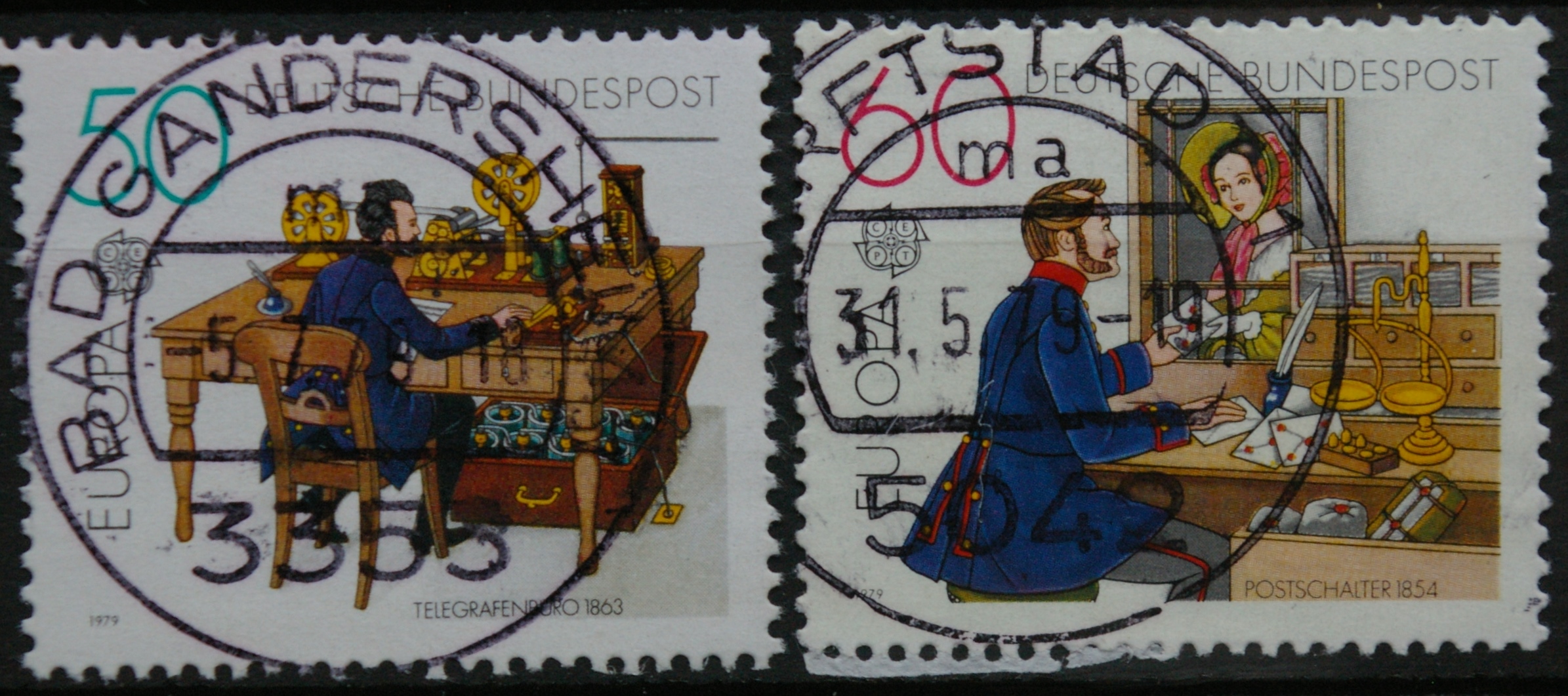 Vokietija, pilna serija MiNr 1011-1012 Used(O)