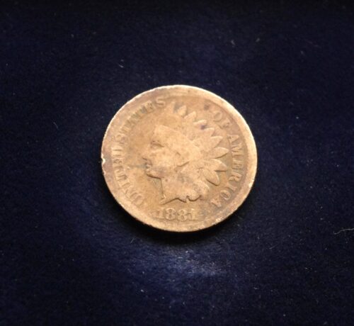 JAV, 1 centas 1881m E