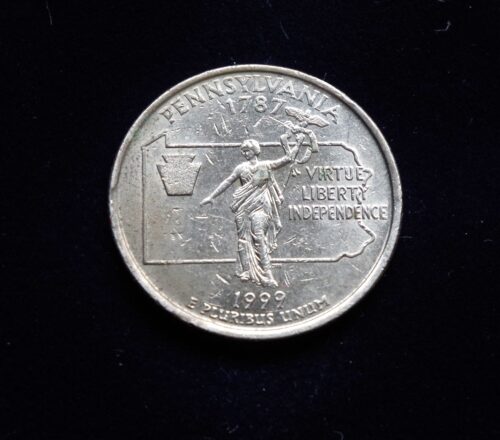 JAV, 25 centai 1999m-P