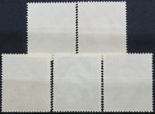 Vokietijos Reichas, Lenkijos okupacija, pilna serija MiNr 120-124 Used(O)