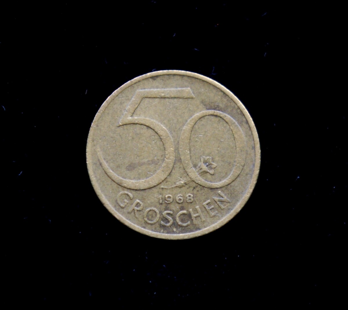 Austrija, 50 grošenų, 1968m