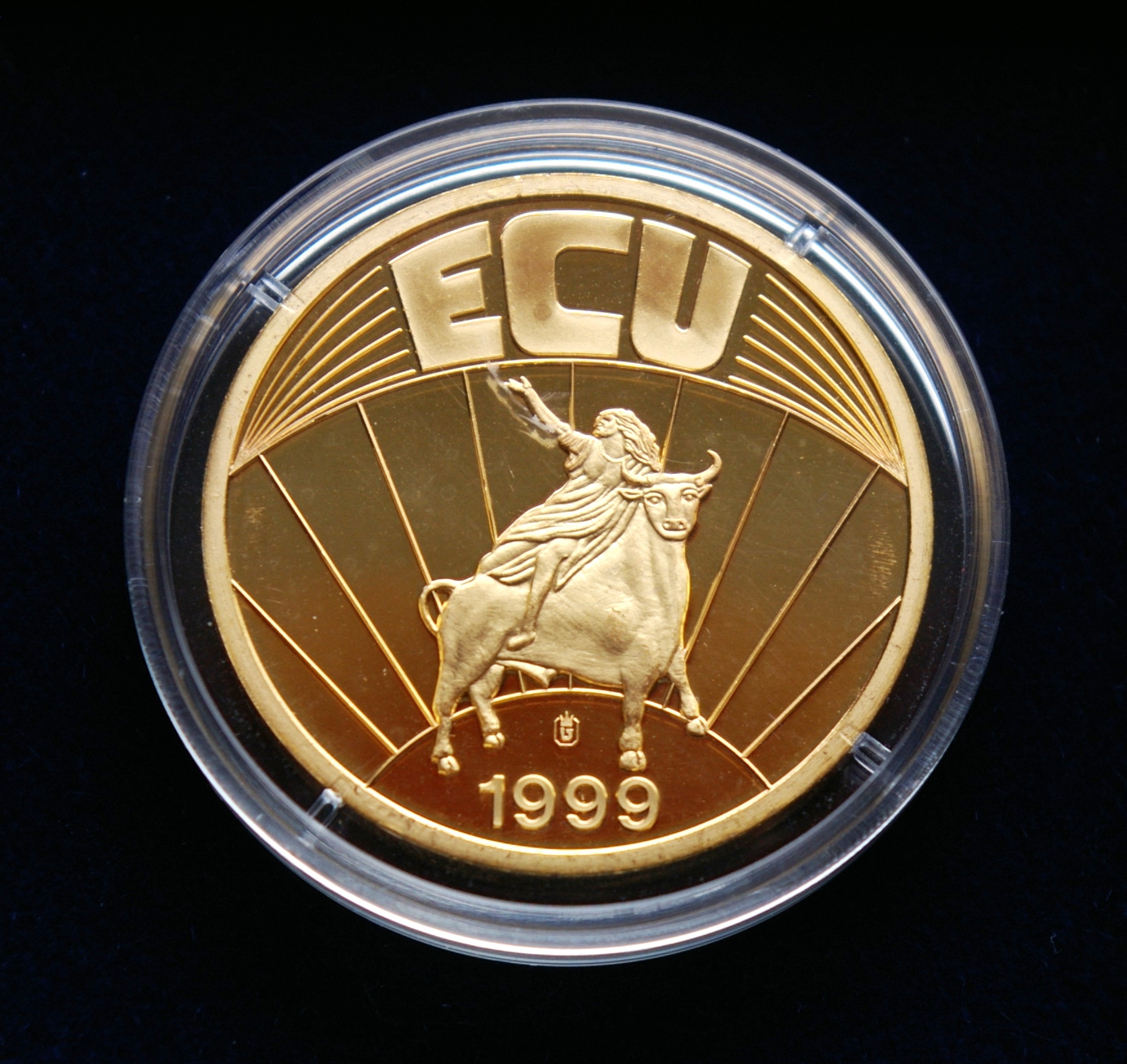 Vokietija, paskutinės Vokietijos ECU medalis, 1999 m. PROOF