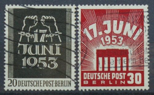 Vokietija, Vakarų Berlynas, pilna serija MiNr 110-111 Used (O)