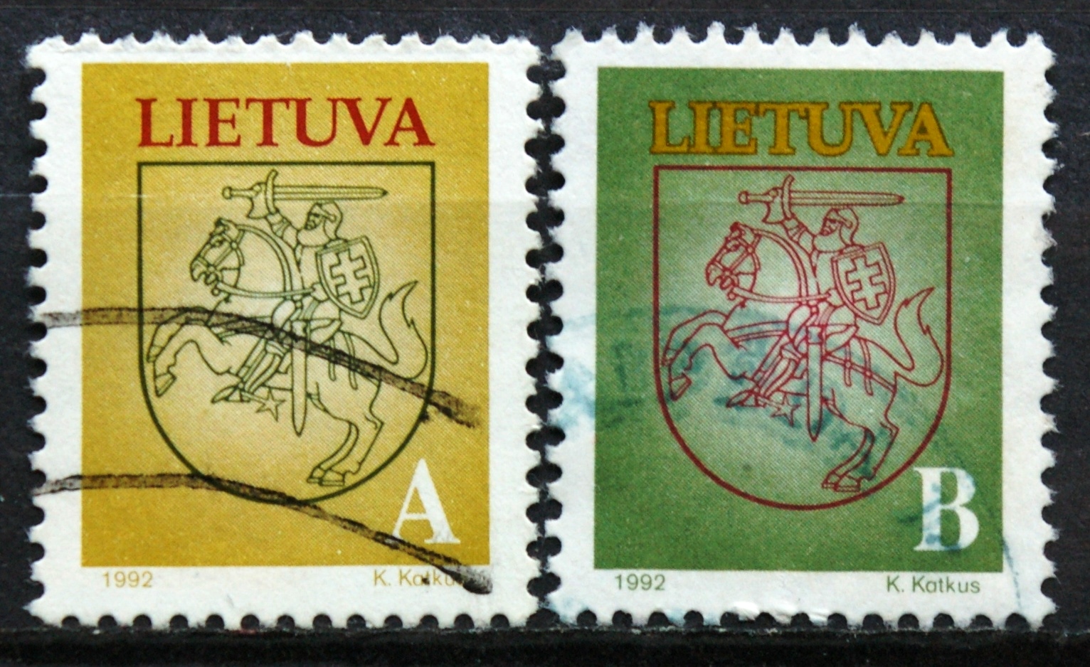 Lietuva, pilna serija MiNr 531-532 Used(O) Vx5
