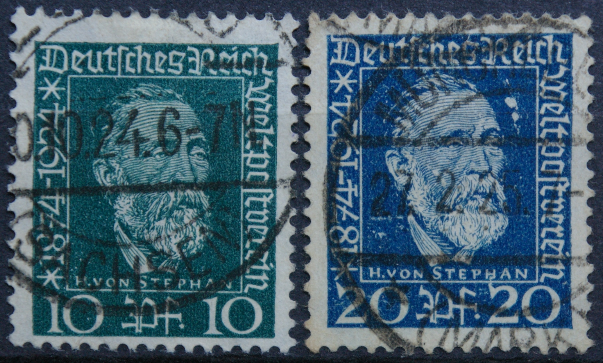 Vokietijos Reichas, pilna serija MiNr 368-369 Used (O)