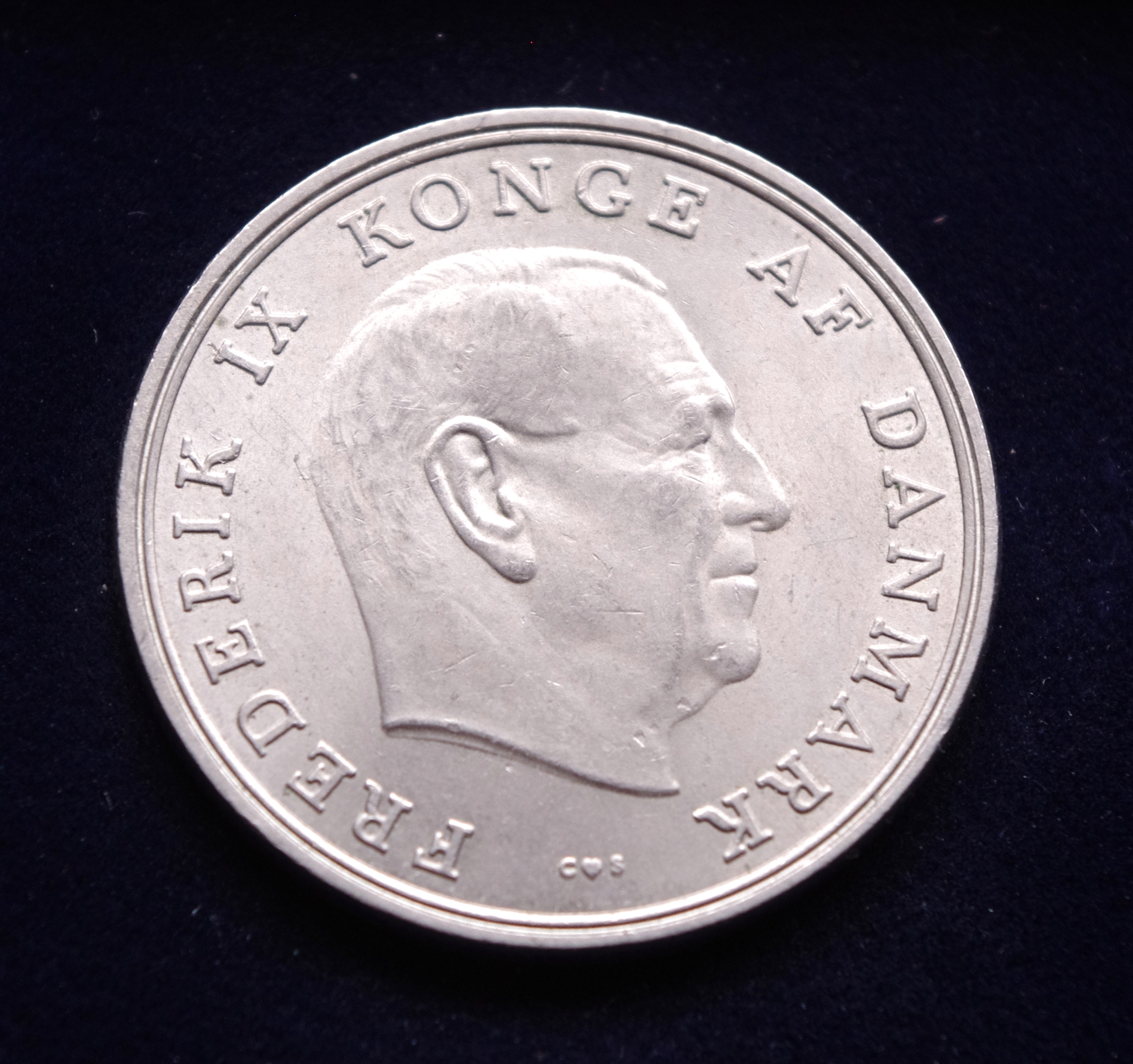 Danija, 5 kronos 1969m E