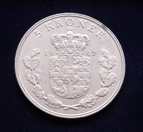 Danija, 5 kronos 1967m E
